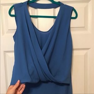 BCBG Max Azria High Low Blouse